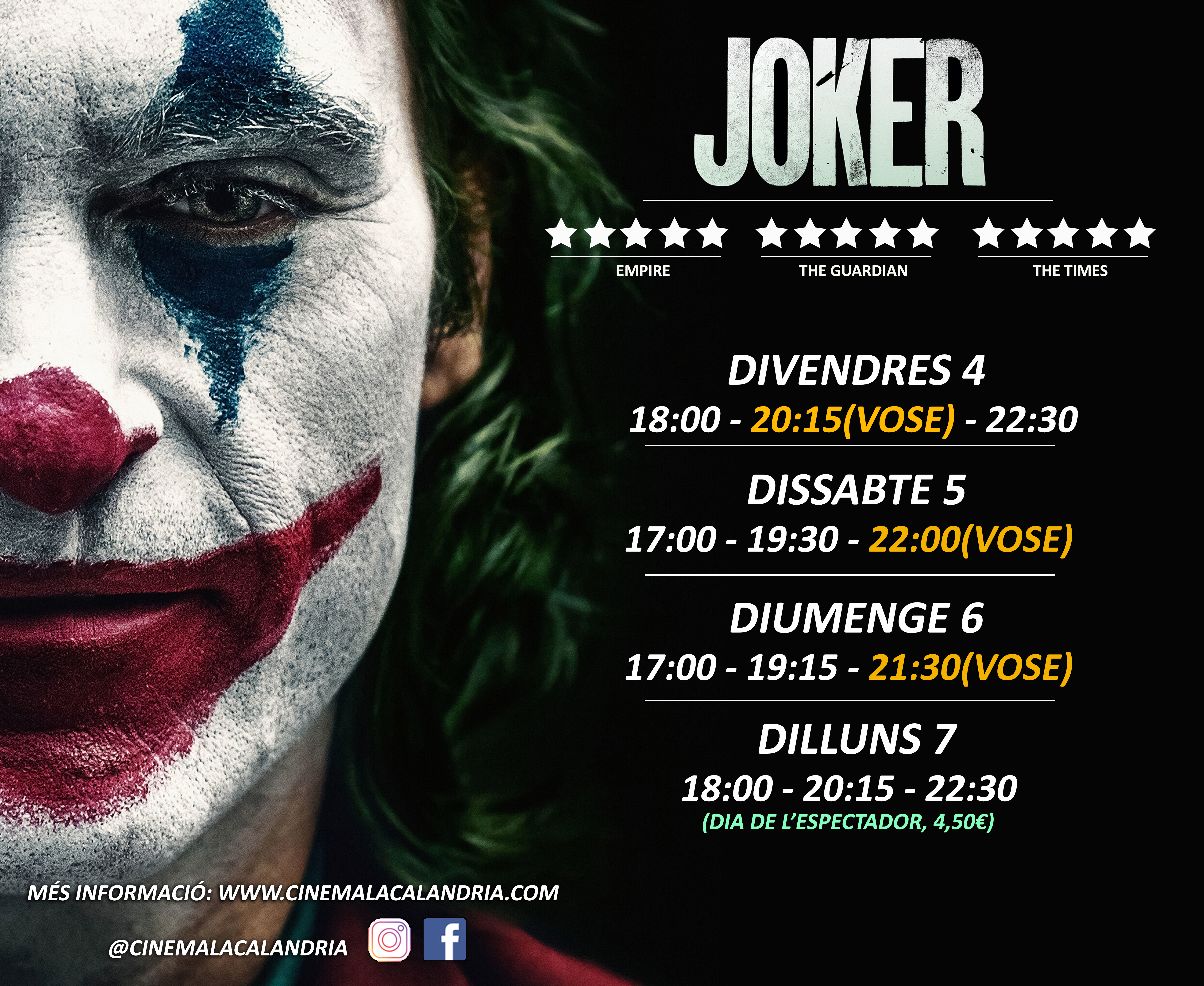 Cinema: 'Joker', estrena mundial