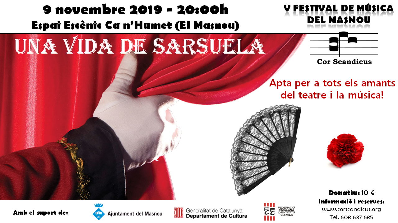 V Festival de Música del Masnou: 'Una vida de sarsuela'
