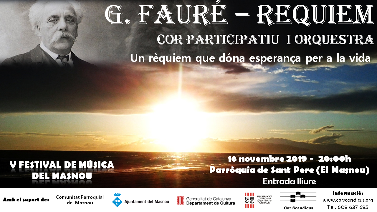V Festival de Música del Masnou: 'Rèquiem de G. Fauré'