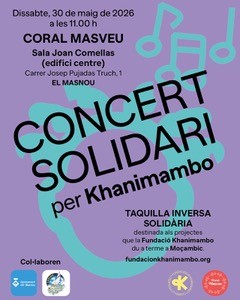 Concert solidari per Khanimambo