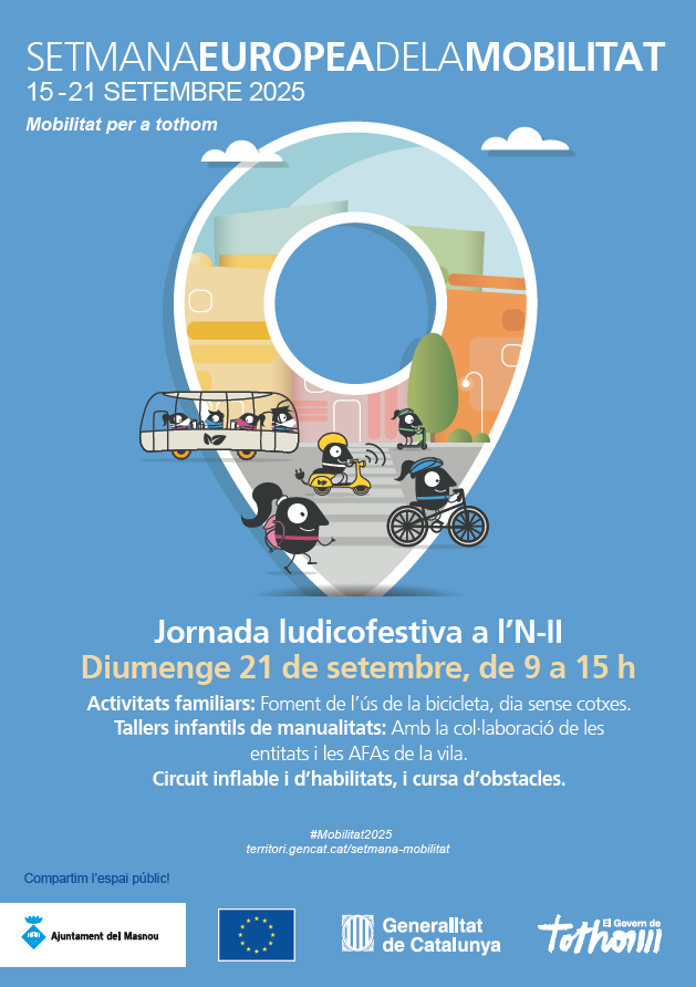 Jornada ludicofestiva de la mobilitat a l'N-II