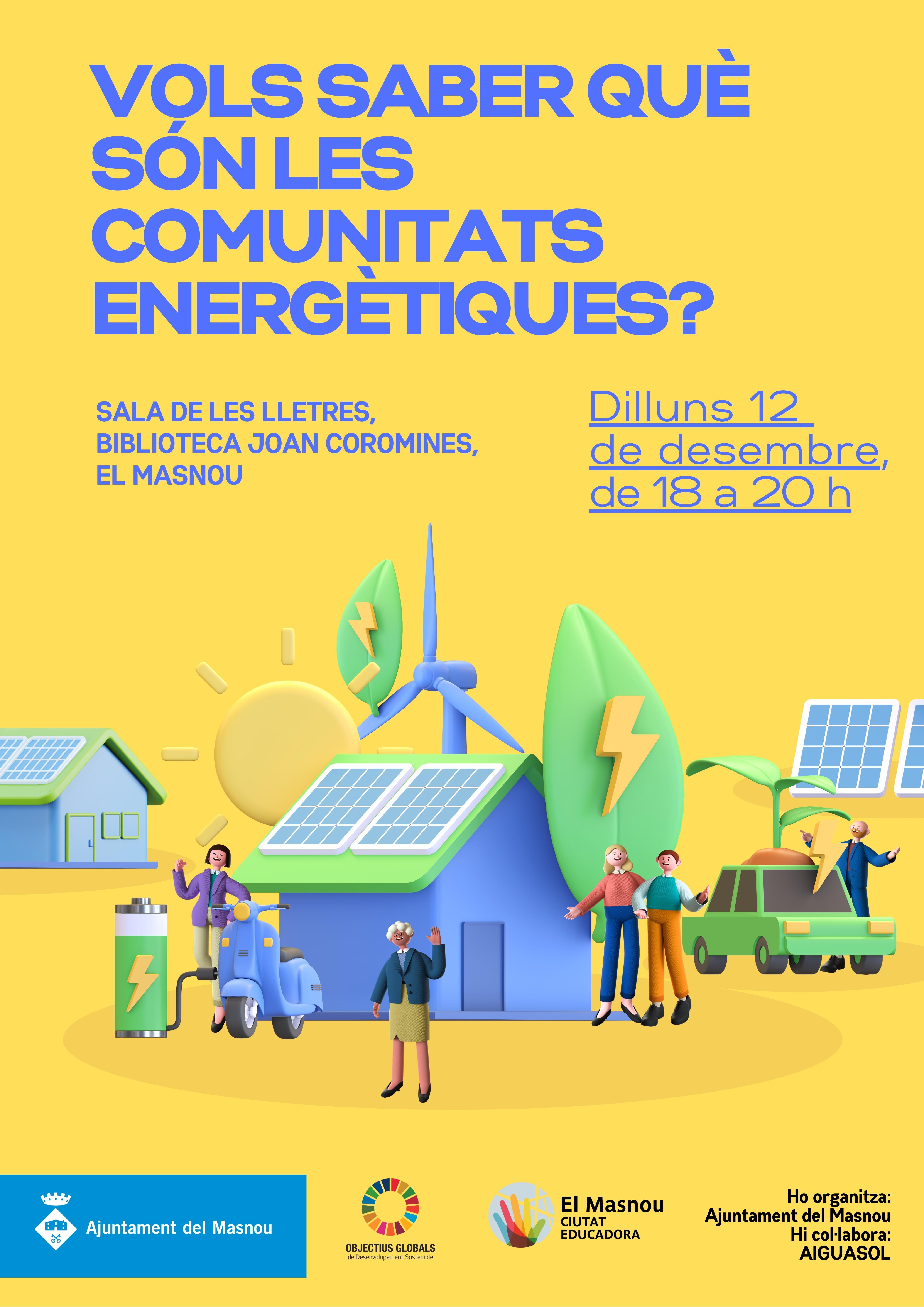 Xerrada sobre comunitats energètiques locals