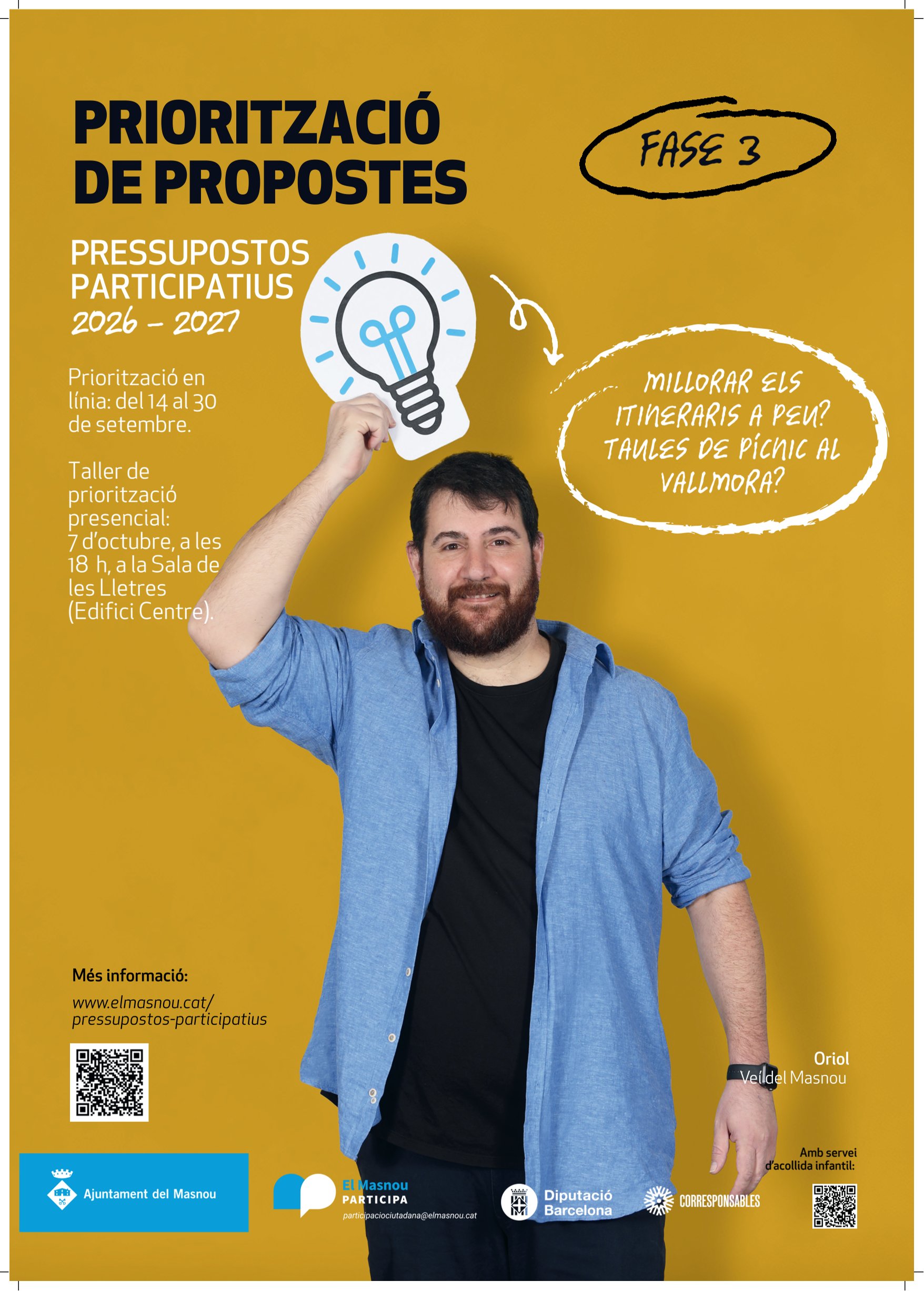 Taller de prioritzaci&oacute; Pressupostos Participatius