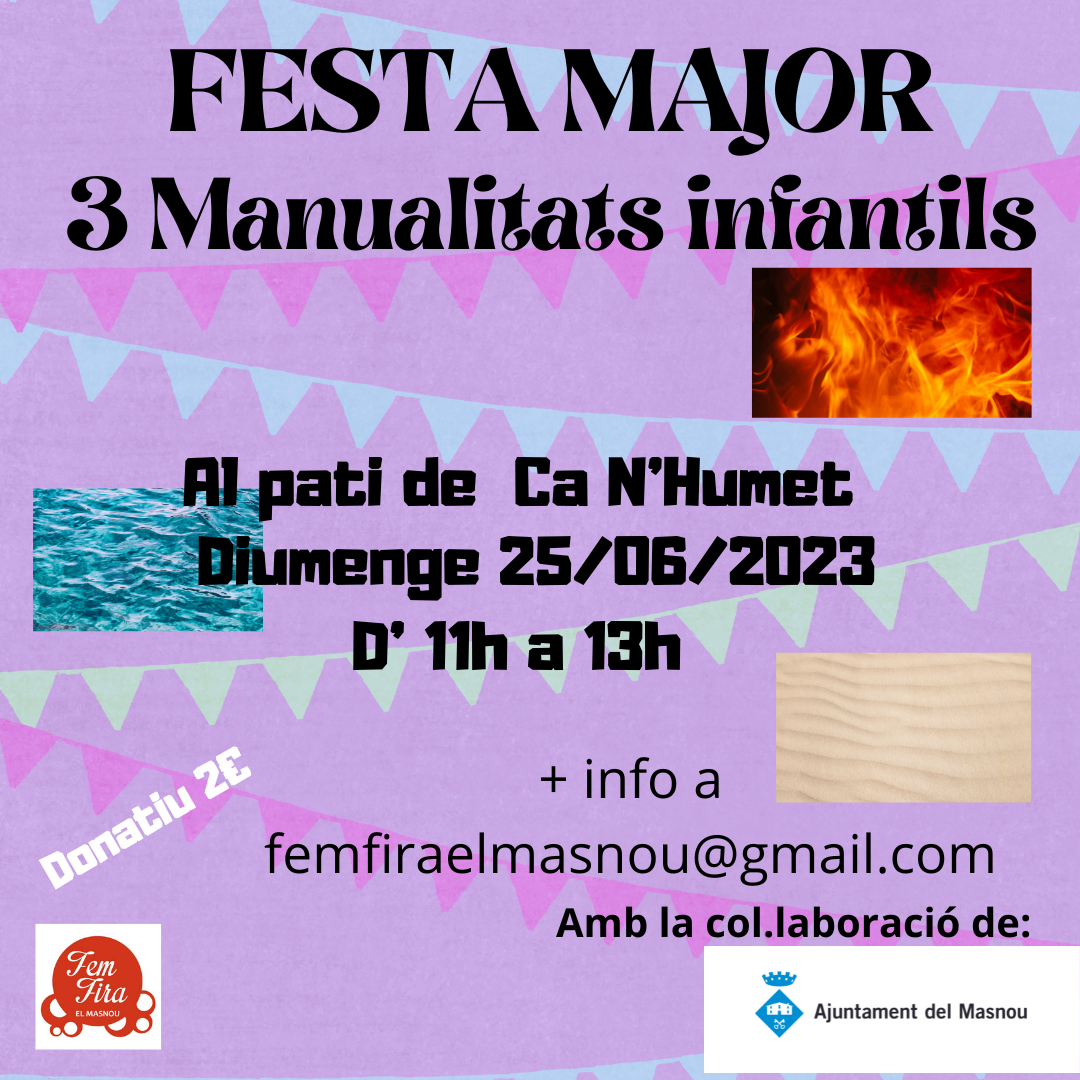 Manualitats de Festa Major