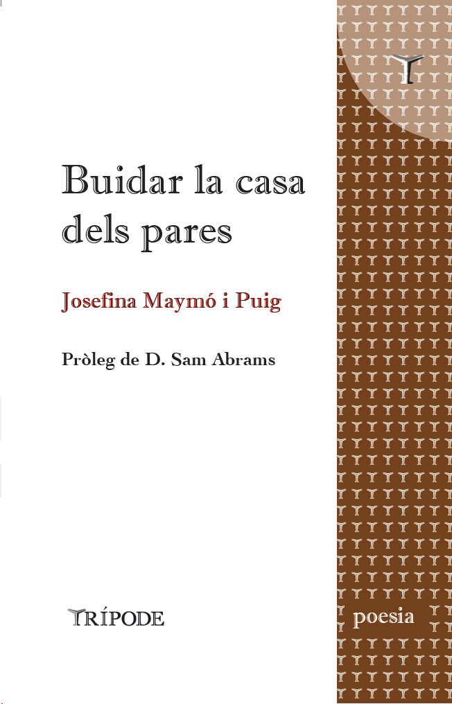 Presentació del poemari 'Buidar la casa dels pares', de Josefina Maymó