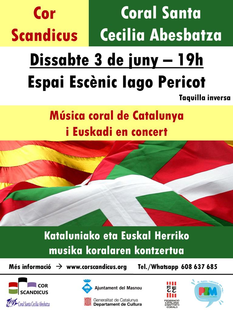 Música coral de Catalunya i Euskadi en concert