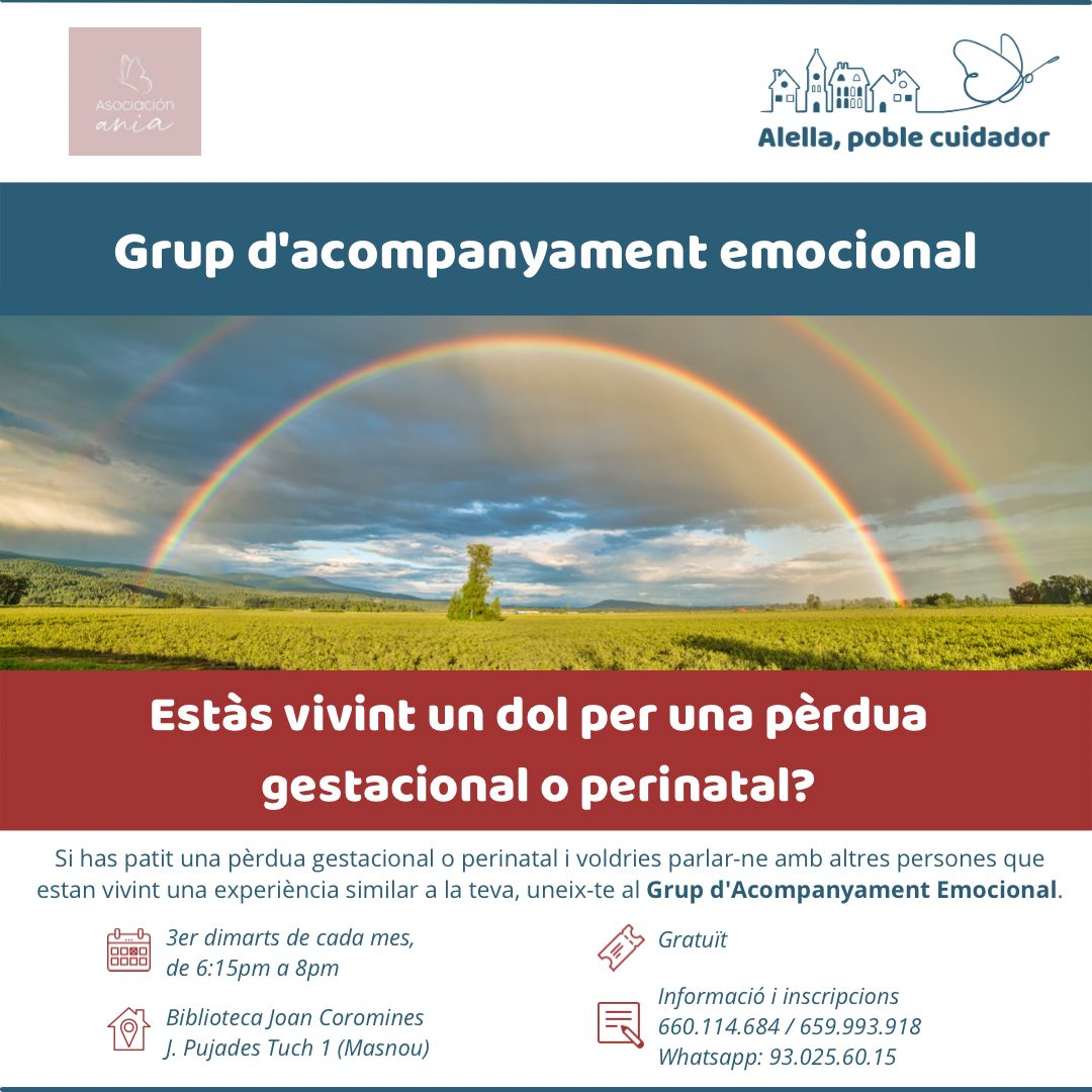 Grup d'Acompanyament Mutu (GAM): pèrdua gestacional, neonatal i perinatal