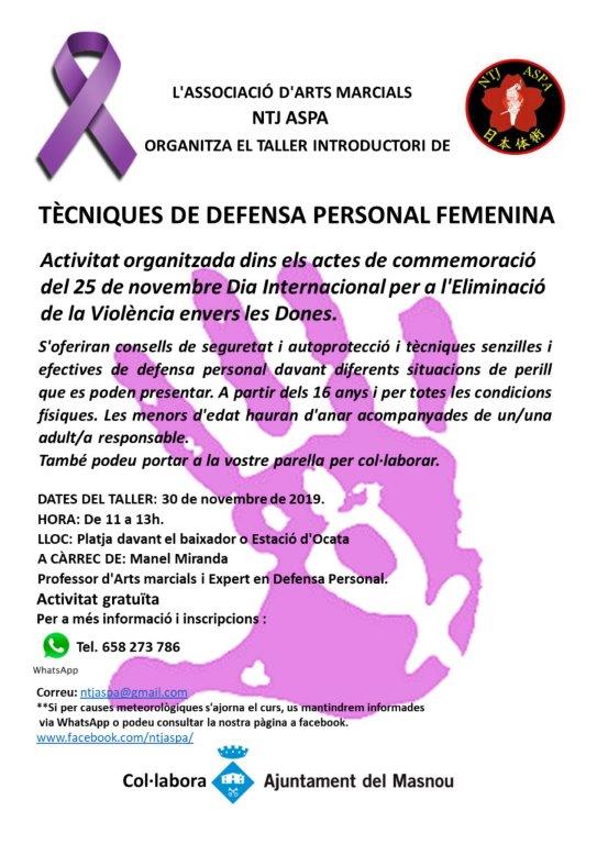 Tècniques de defensa personal femenina