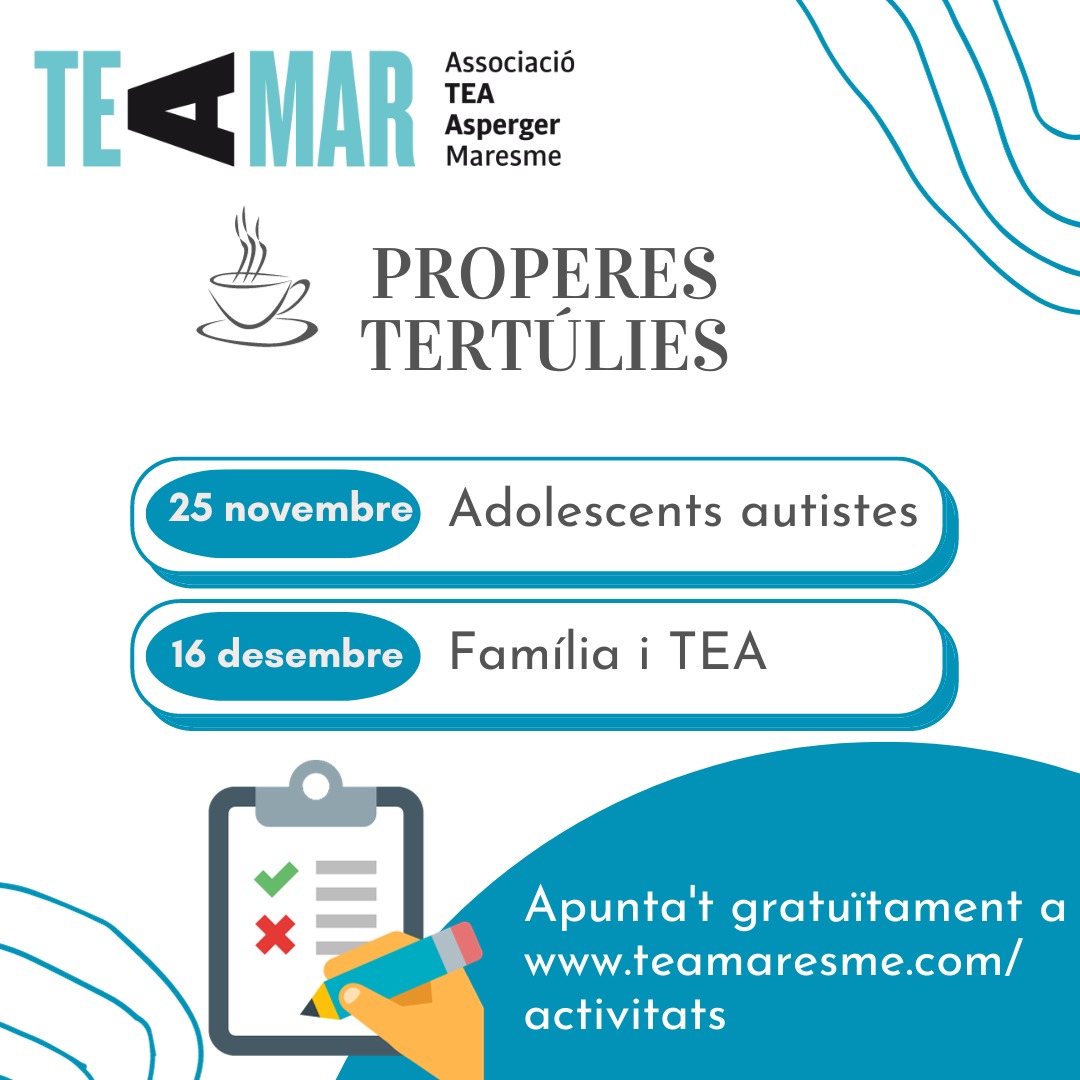 Tertúlia i cafè sobre autisme