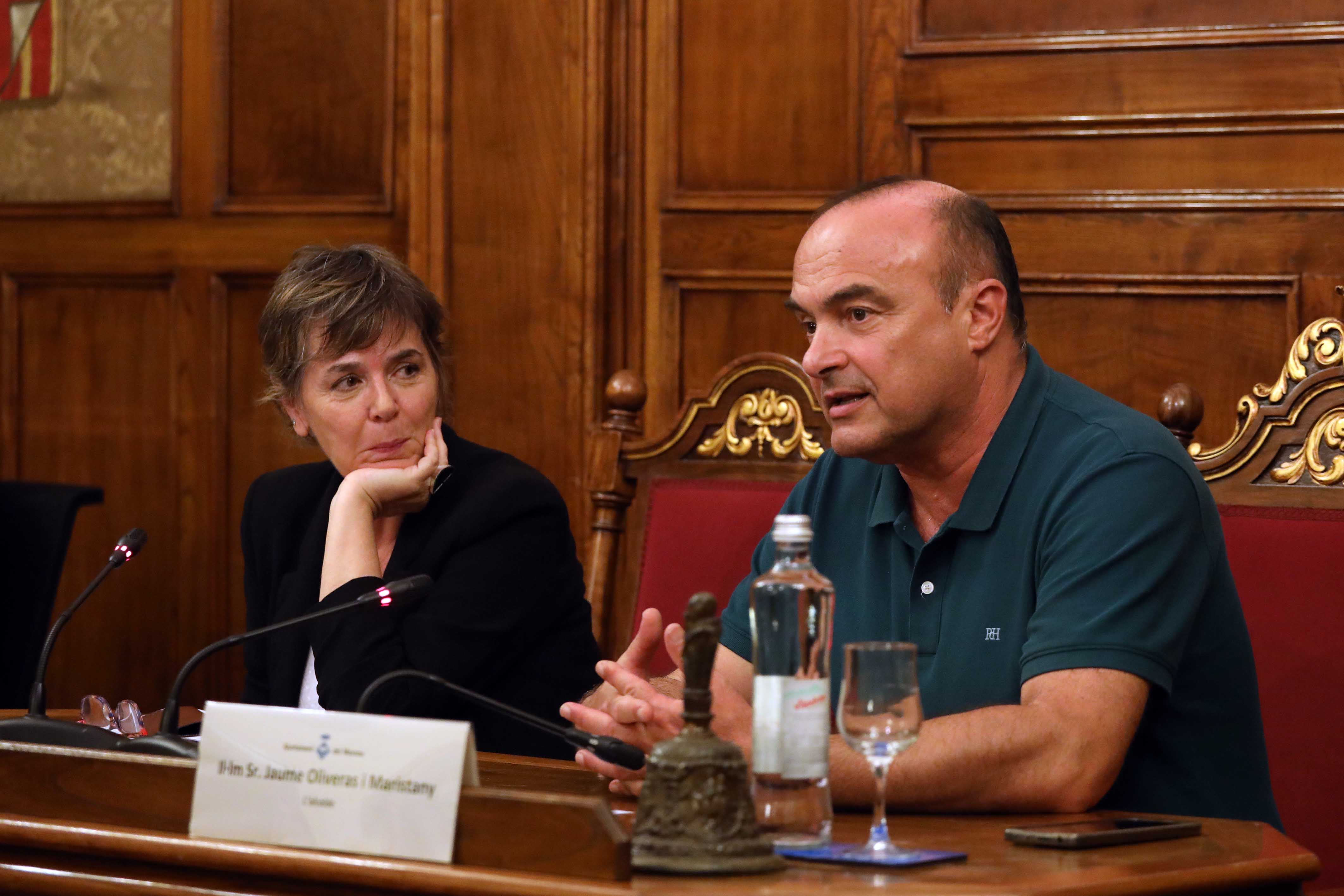 Conferència de Marta Marín-Dòmine a l'Ajuntament del Masnou amb motiu de la Diada Nacional de Catalunya.