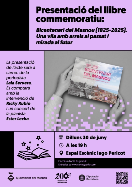 cartell de la presentació del llibre del bicentenari