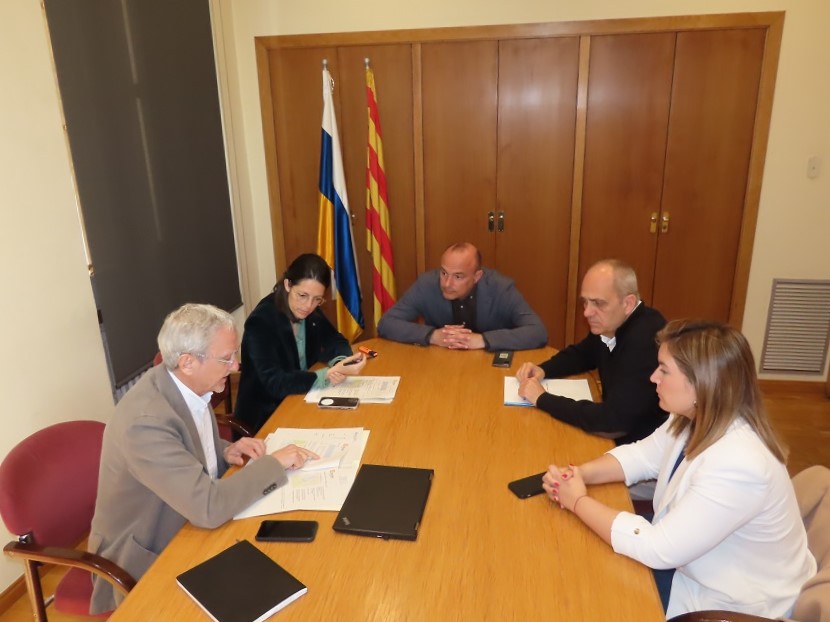 Reunió de treball entre l'Ajuntament del Masnou i representants de l'INCASÒL