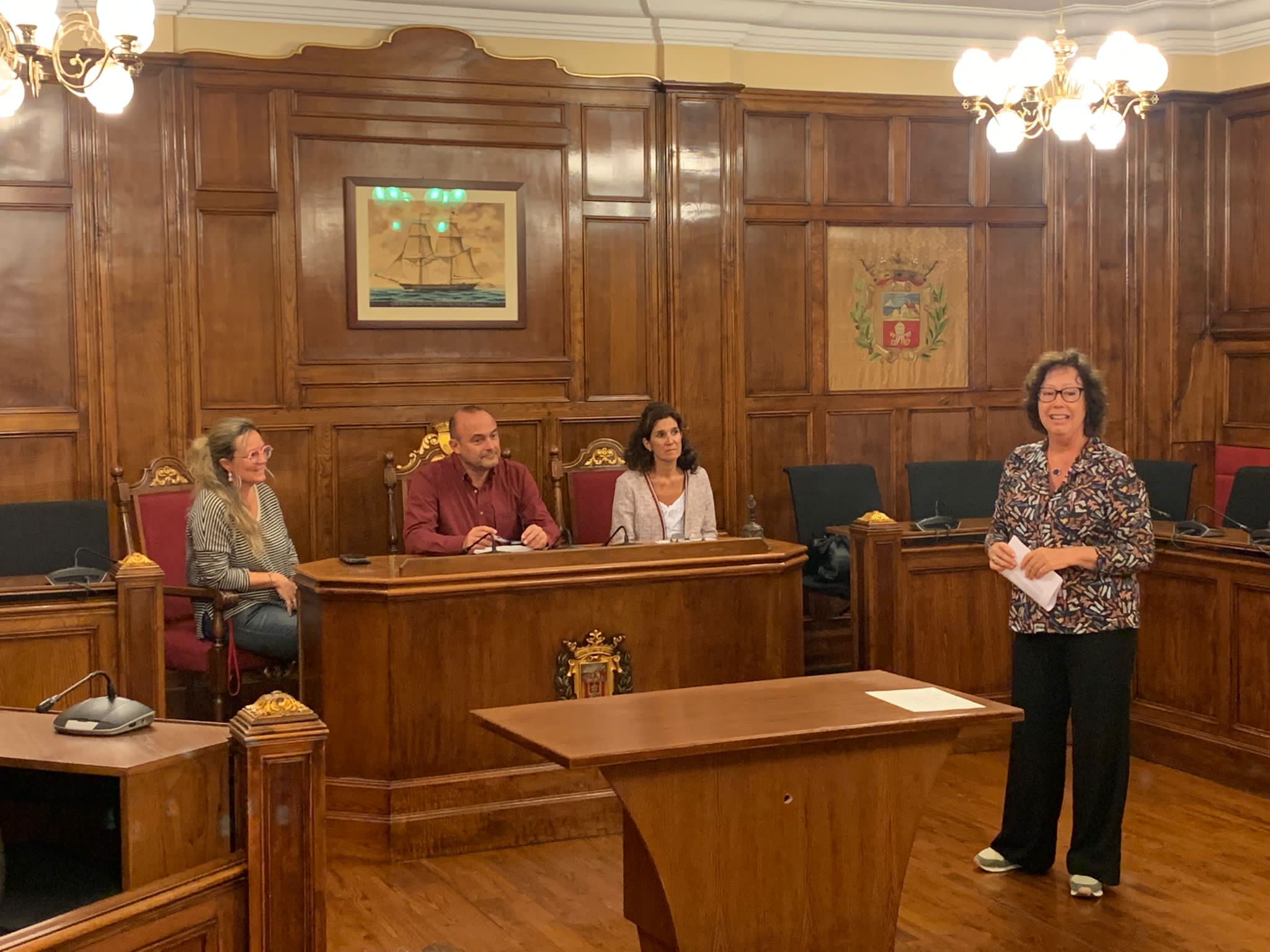 Acte de concessió de la IX beca de recerca local.