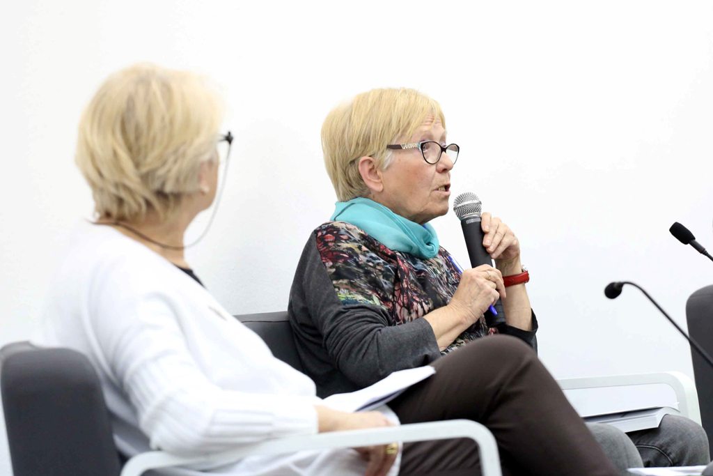 Rosa Toran a la presentació del llibre 'La repressió al Masnou (1939-1952)'