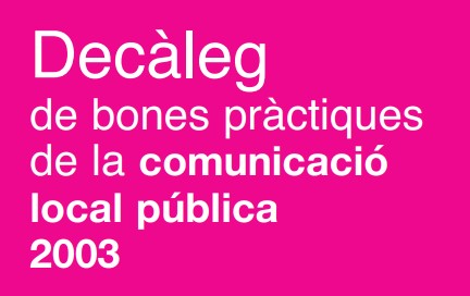 Decàleg bones pràctiques comunicació local