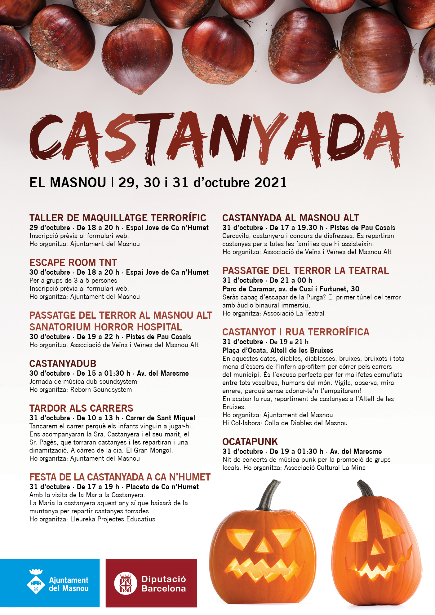 El Masnou es prepara per tornar a viure una Castanyada festiva