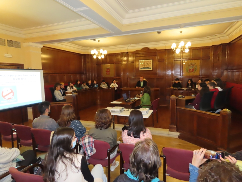 Sessió plenària del Consell Municipal d'Infants 2021-2022.
