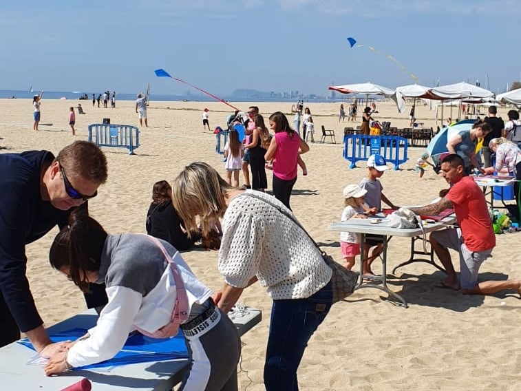 19a Volada d'Estels del Masnou, 1 de maig del 2022.