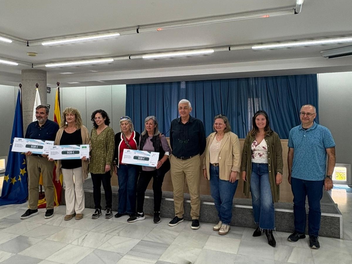 Tres entitats del Masnou reben la recaptaci&oacute; solid&agrave;ria de la fira Foraestocs