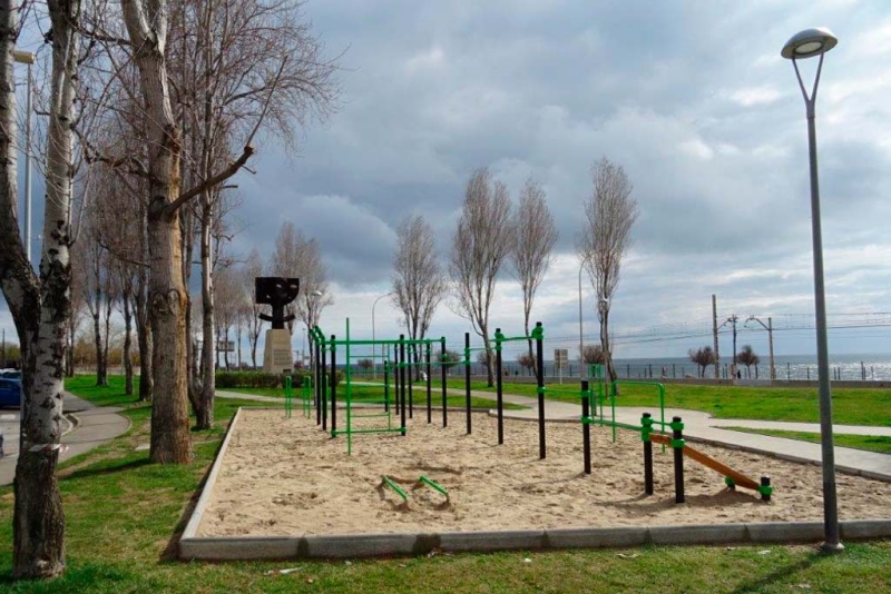 Nou parc de cal·listència als jardins de la Nimfa
