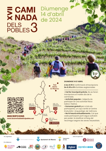Caminada dels Tres Pobles, cartell 2024.
