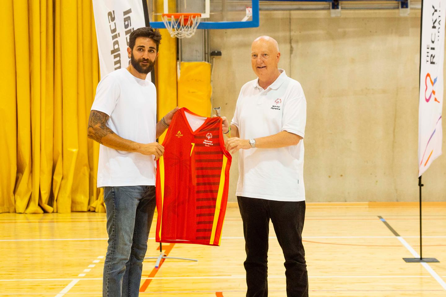 Ricky Rubio se suma a la festa del bàsquet de Special Olympics