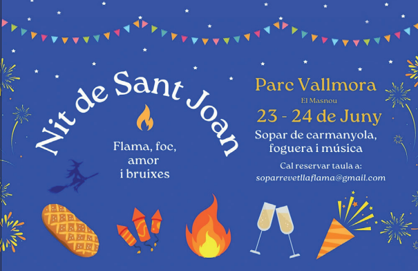 Nit de Sant Joan, Flama del Canigó i Revetlla 