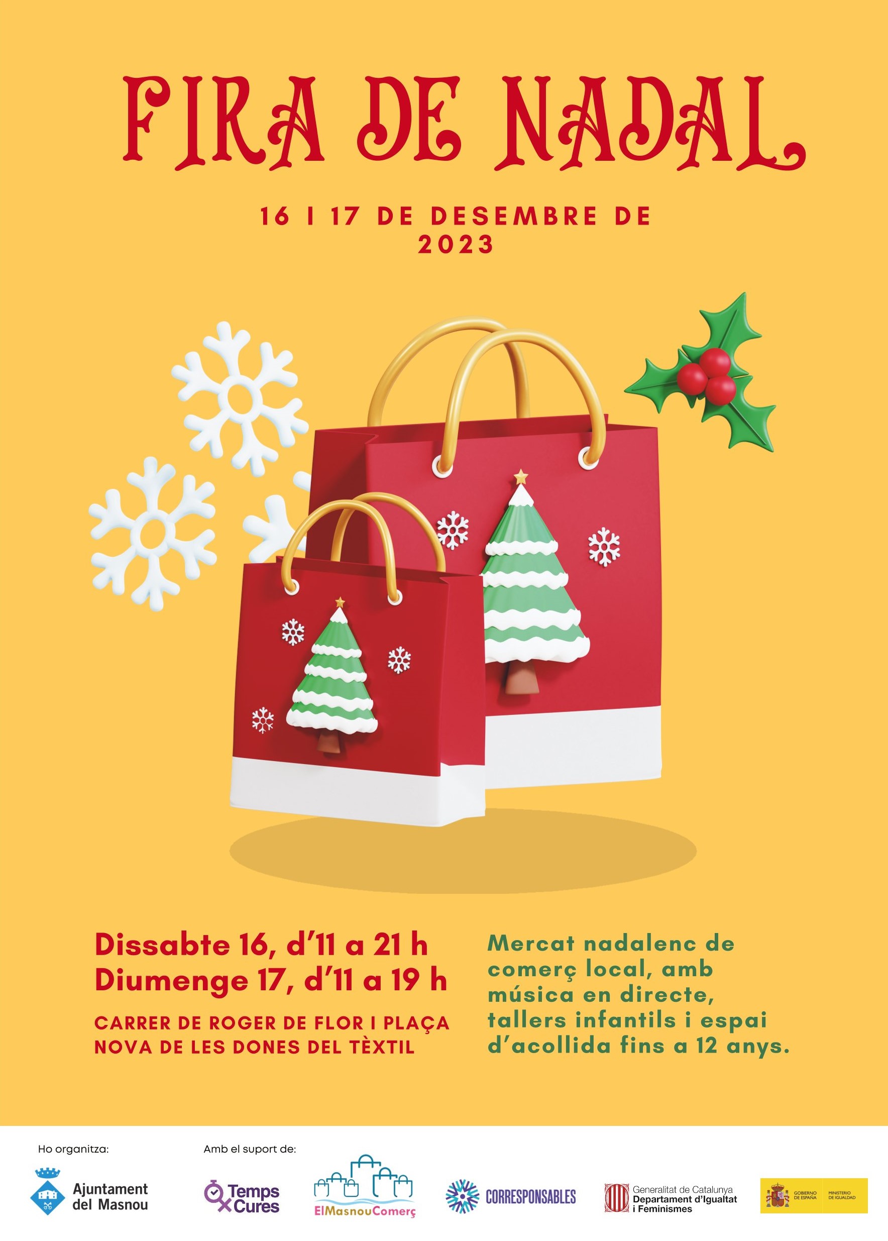 Fira de Nadal 2023. Cartell.