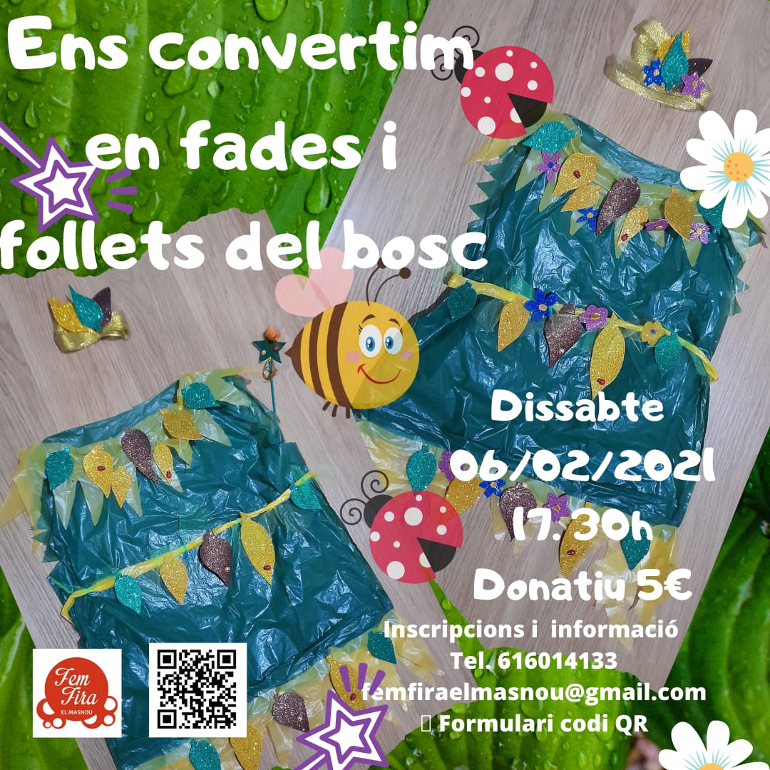 Taller: disfresses de fades i follets del bosc