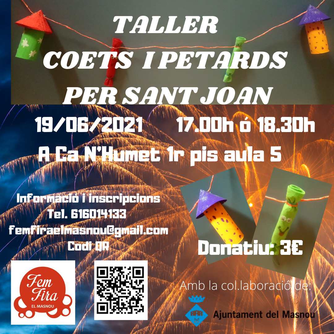 Taller de coets i petards per Sant Joan