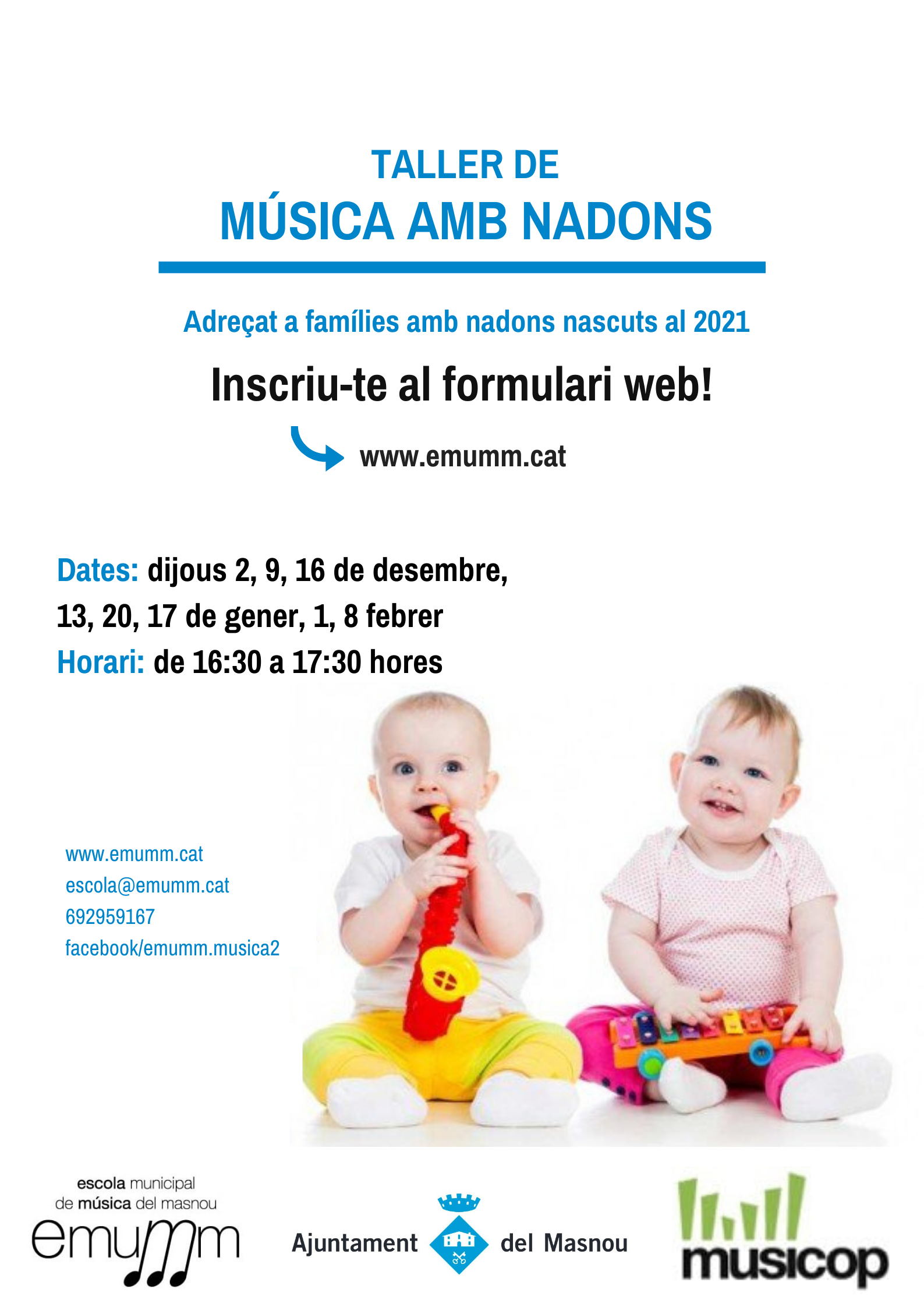 Taller de música amb nadons