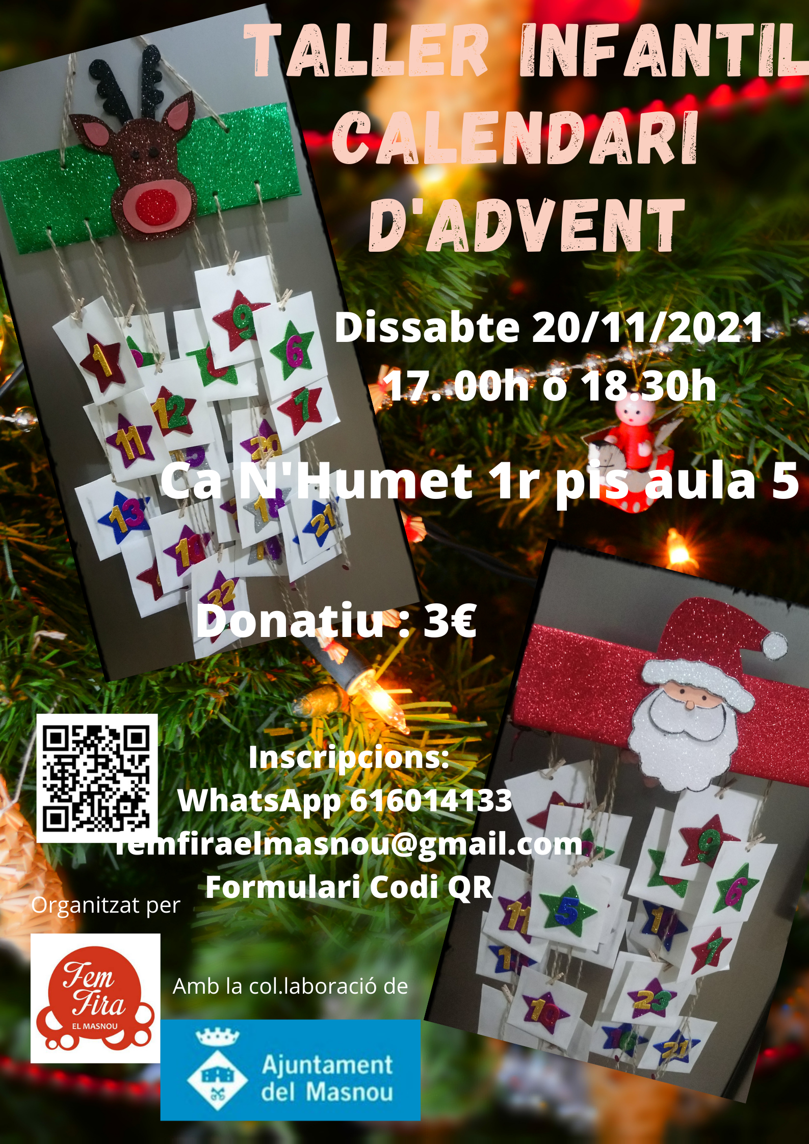 Taller infantil: calendari d'advent