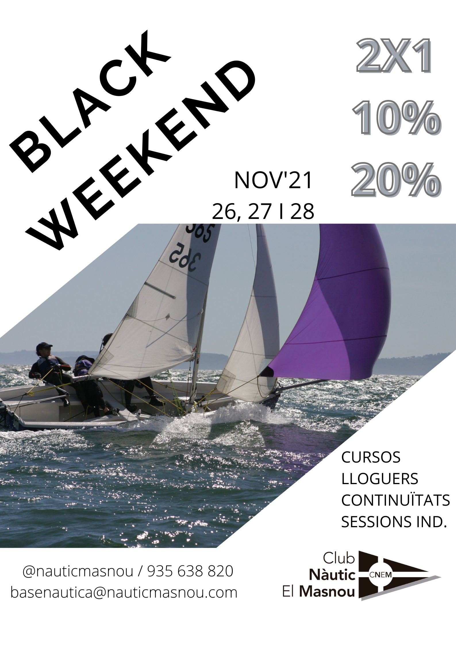 Fantàstics descomptes al Black Weekend de vela