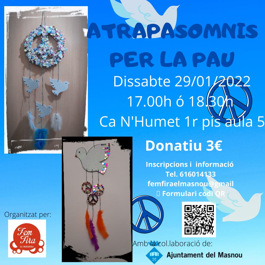 Taller infantil: Atrapasomnis per la pau