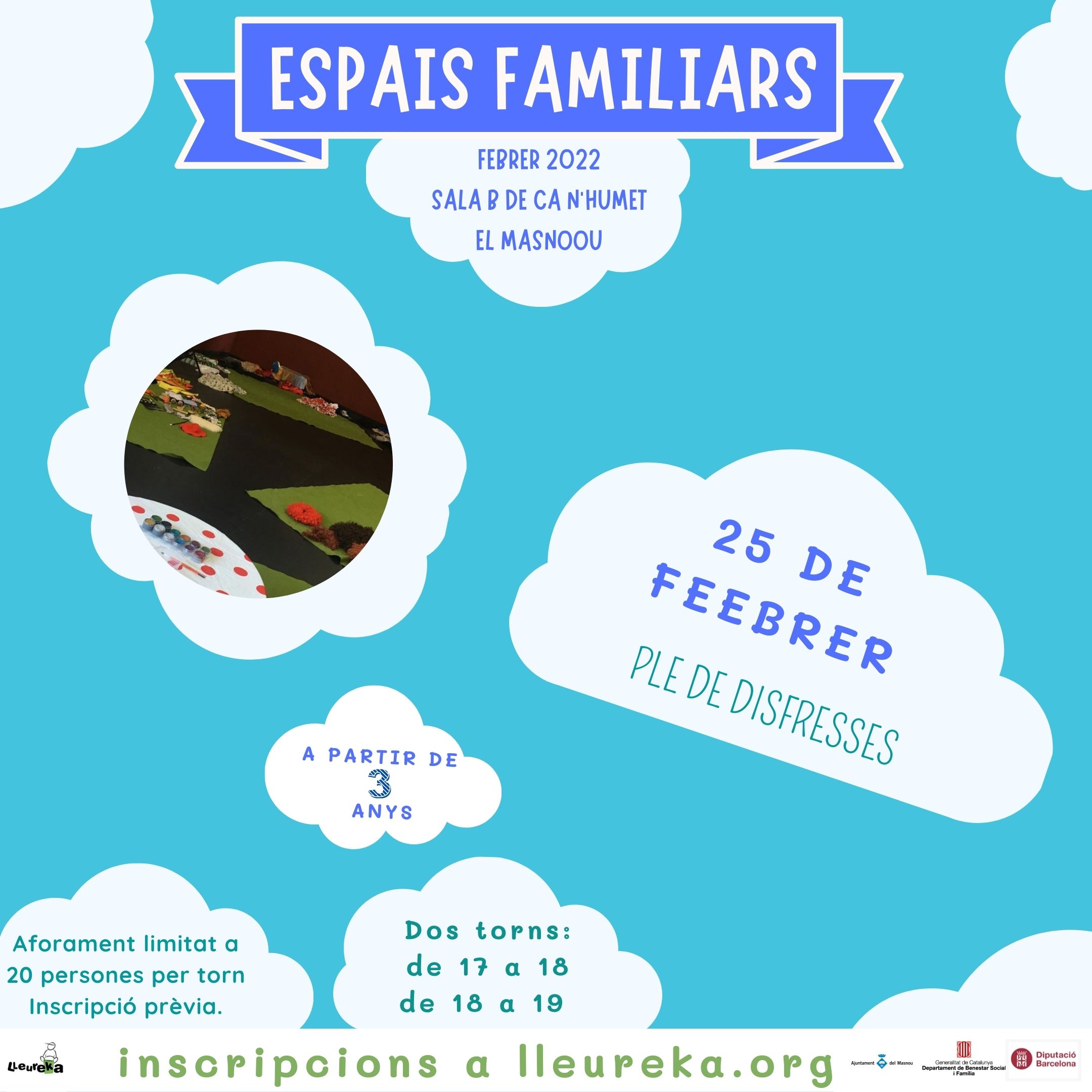 Activitat familiar: Ple de disfresses