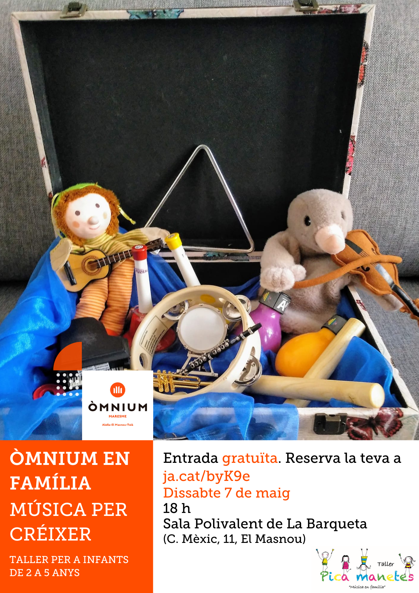 Taller per a infants: Música per créixer