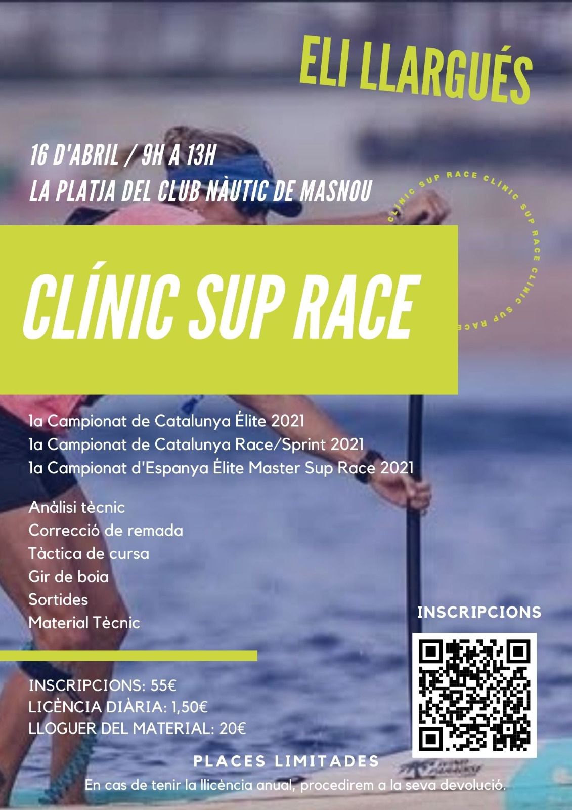 Clínic Sup Race amb Eli Llargués