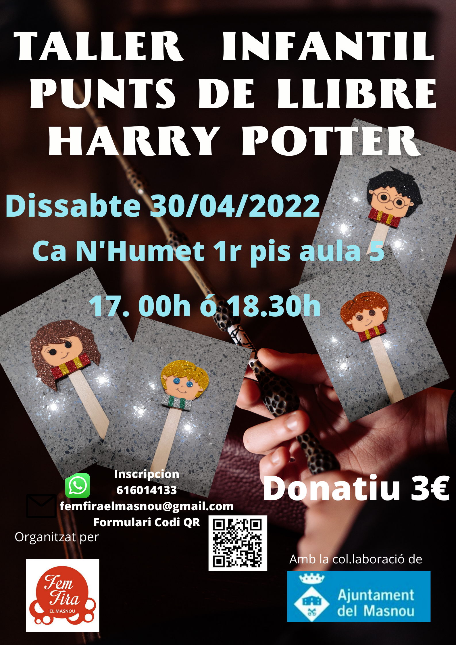 Taller infantil: punts de llibre Harry Potter