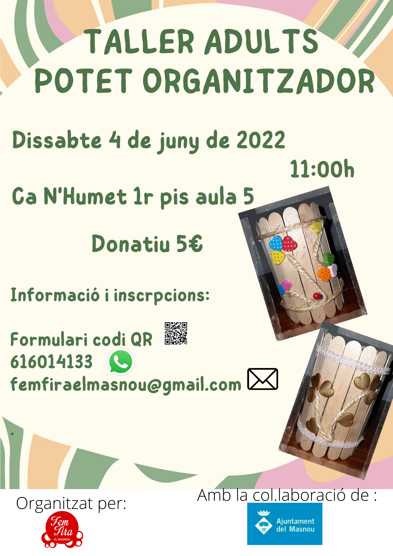 Taller familiar: Potets organitzadors