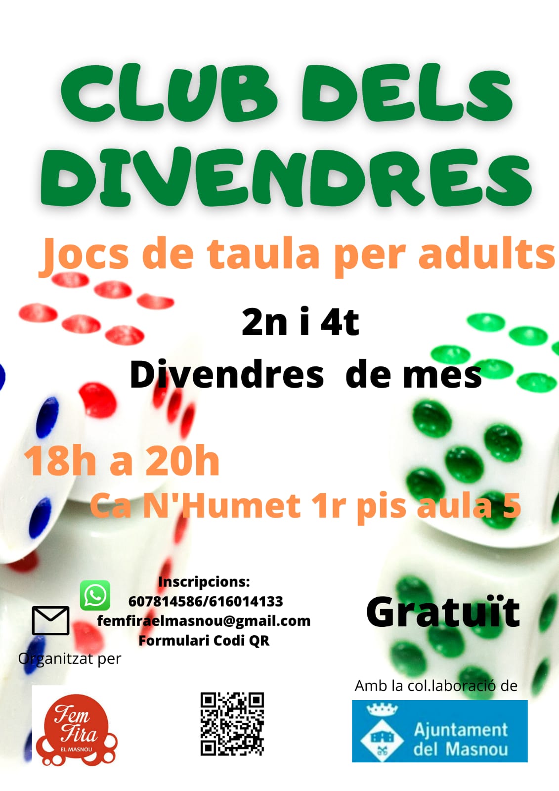 Club dels Divendres: jocs de taula per a adults