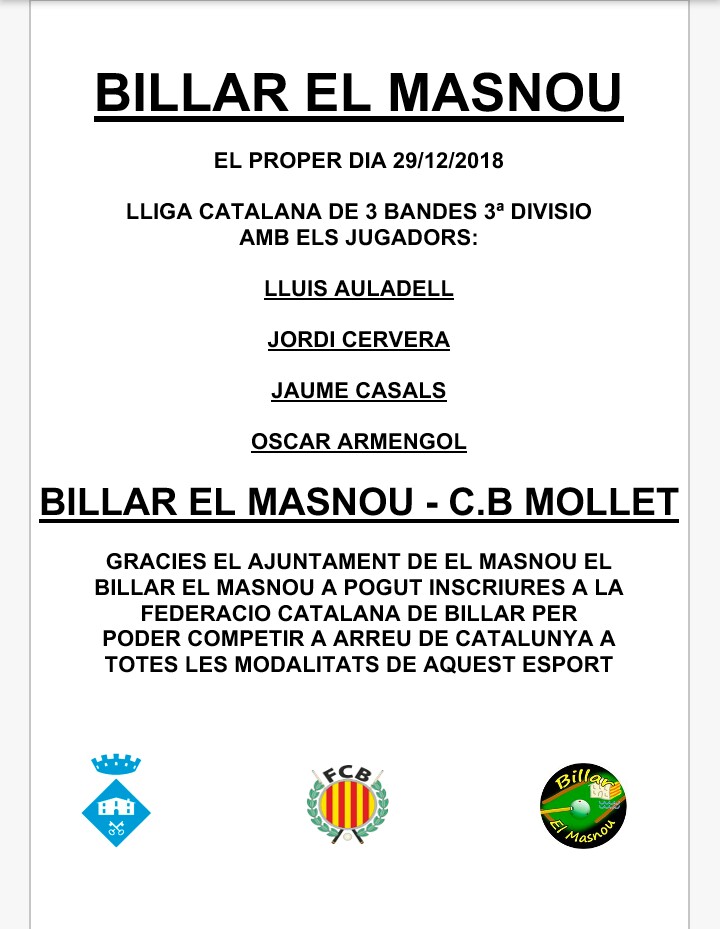 Competicions de billar