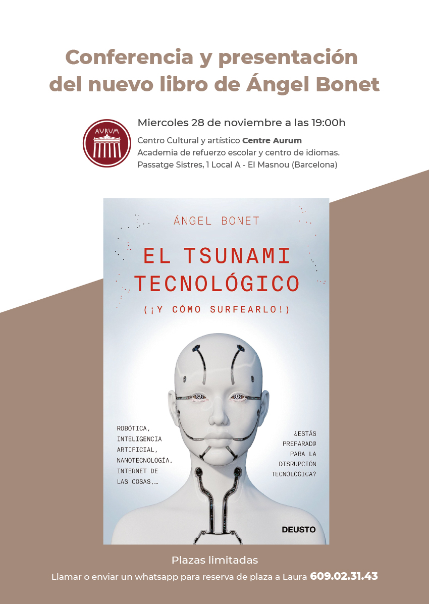 Conferència i presentació del nou llibre d'Àngel Bonet