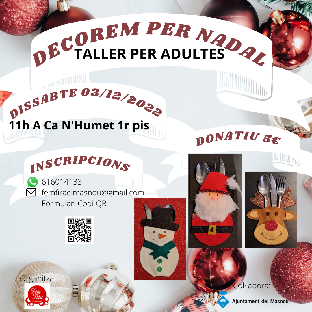 Taller per a adults: Decorem per Nadal