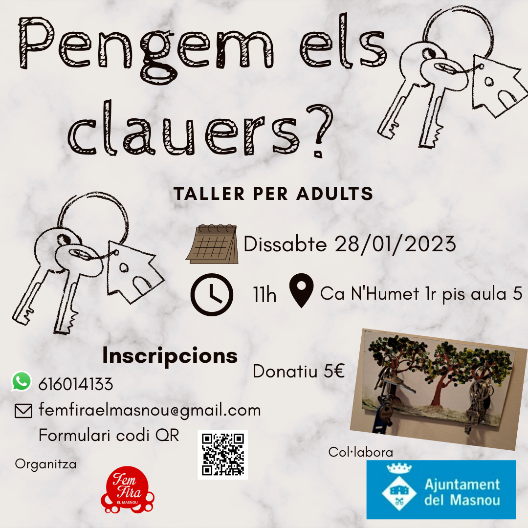 Pengem els clauers. Taller per a adults