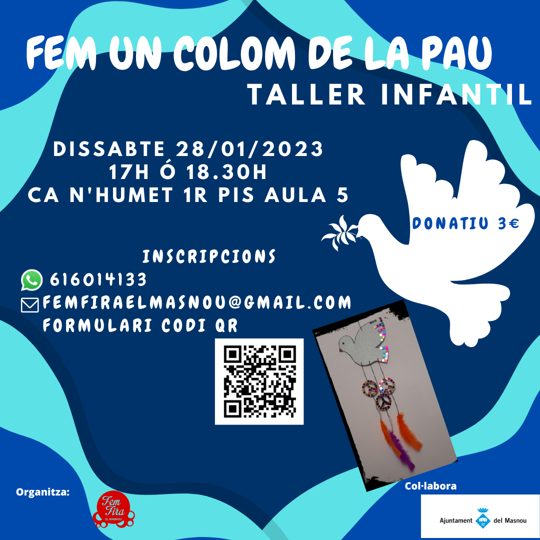 Taller infantil: fem un colom de la pau