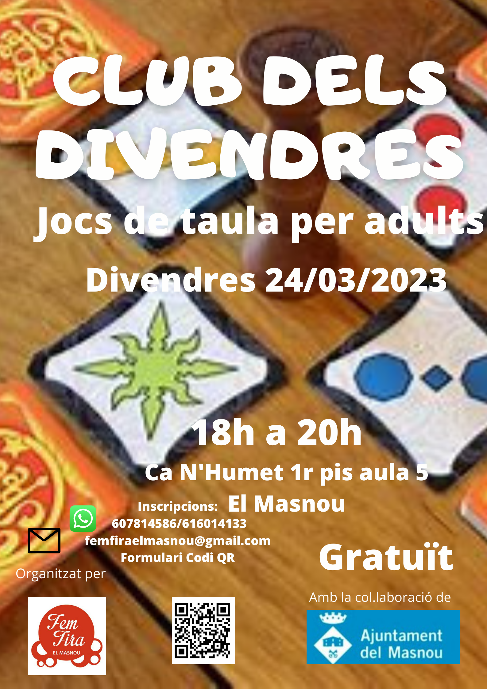 Club dels Divendres: jocs de taula per a adults