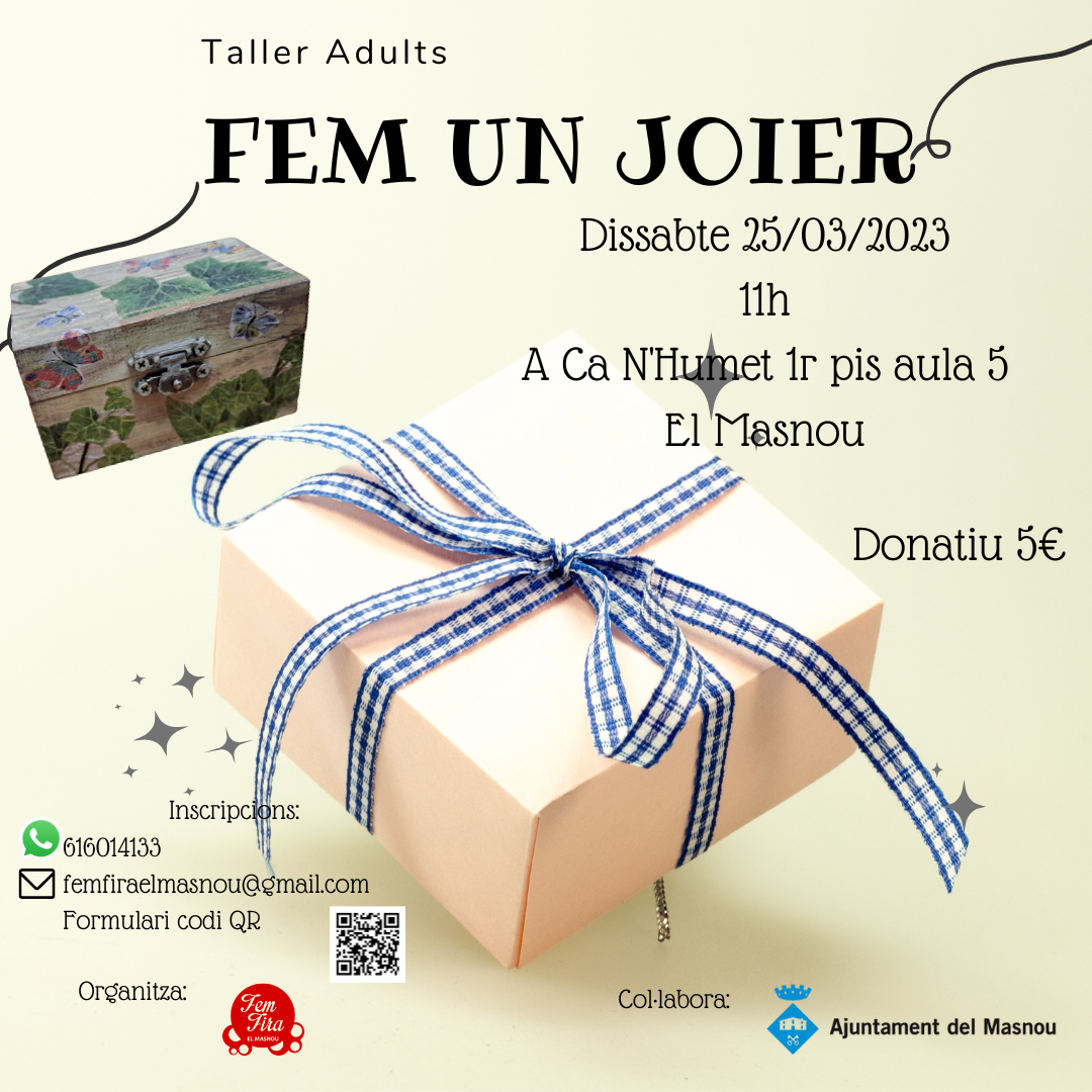 Taller per a adults: fem un joier