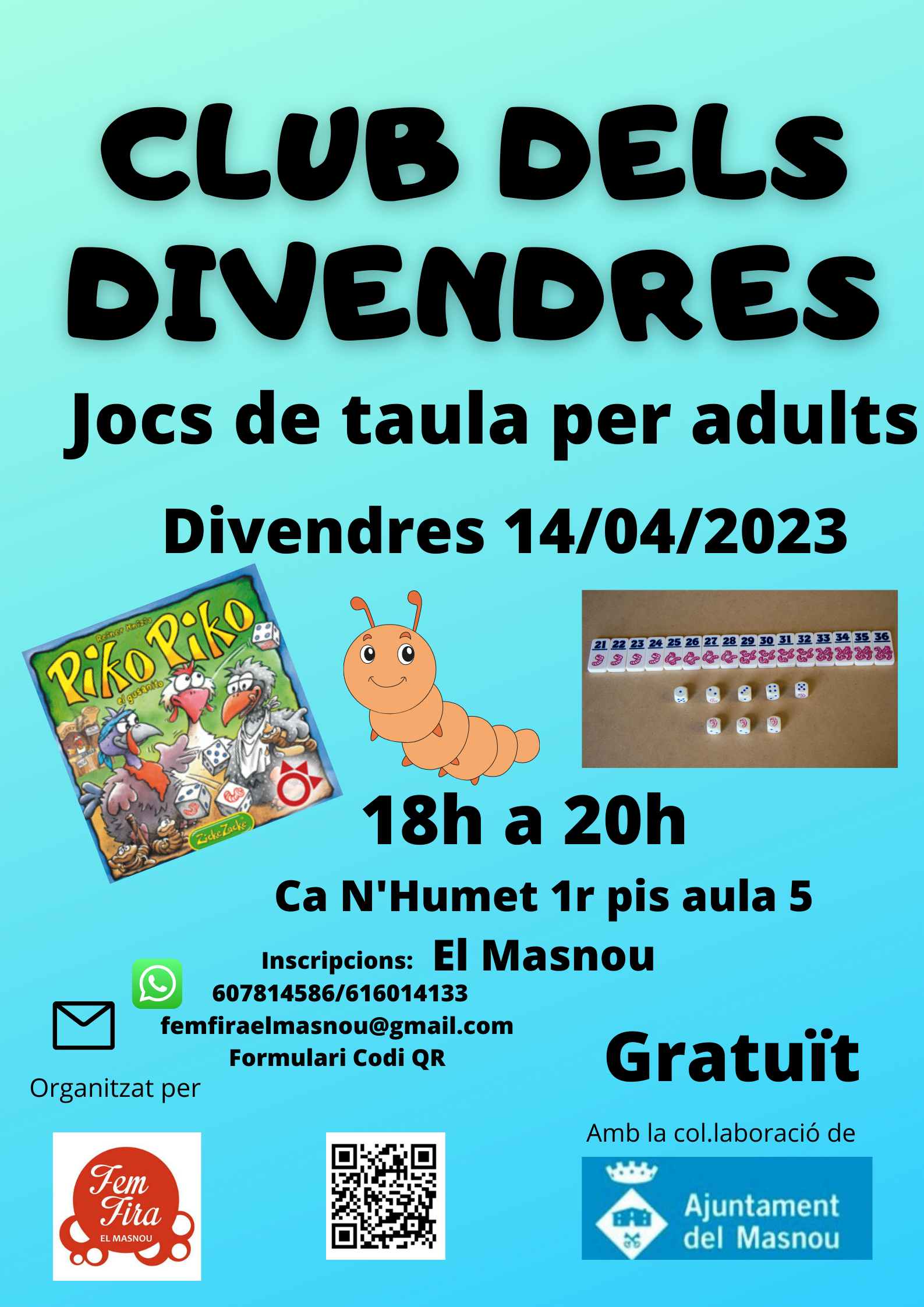 Club dels Divendres, jocs de taula per a adults