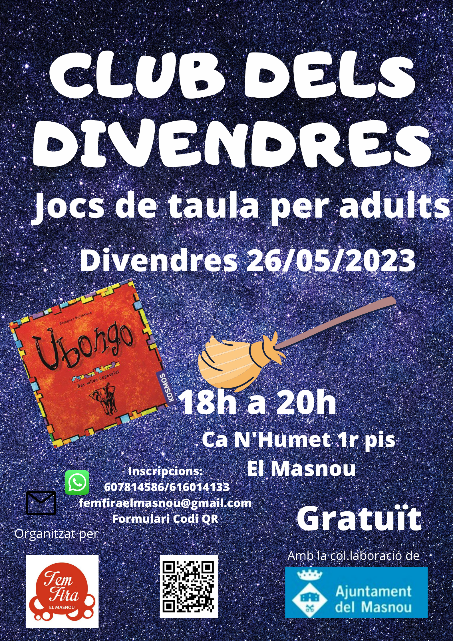 Club dels Divendres, jocs de taula per a adults