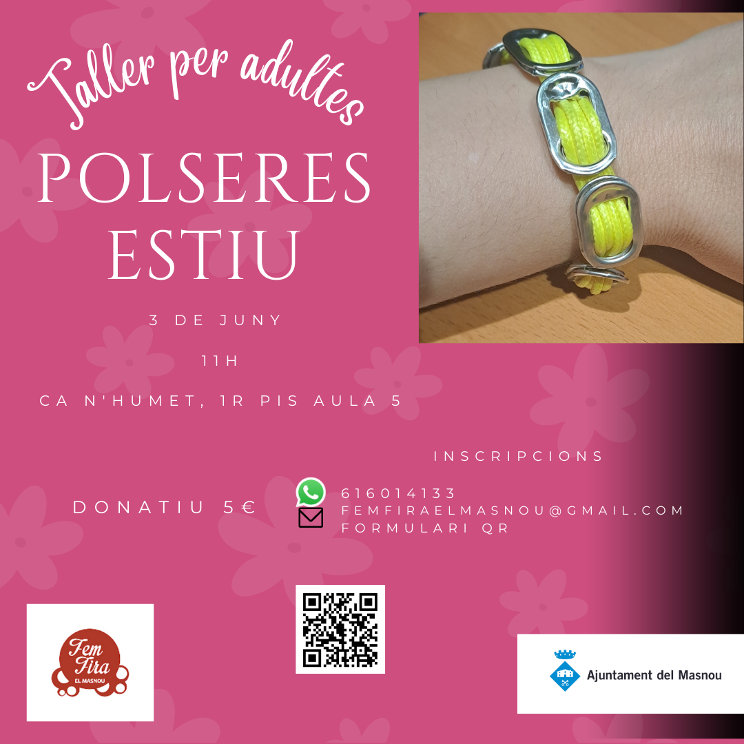 Taller per a adults: Polseres estivals